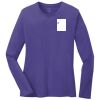 Ladies Long Sleeve 5.4 oz 100% Cotton T Shirt Thumbnail