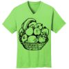 5.4 oz 100% Cotton V Neck T Shirt Thumbnail